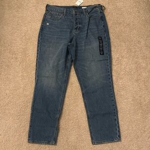 Women’s J Crew High Rise Straight Jean, size 32 tall